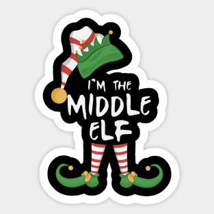 I'm The Middle Elf Sticker